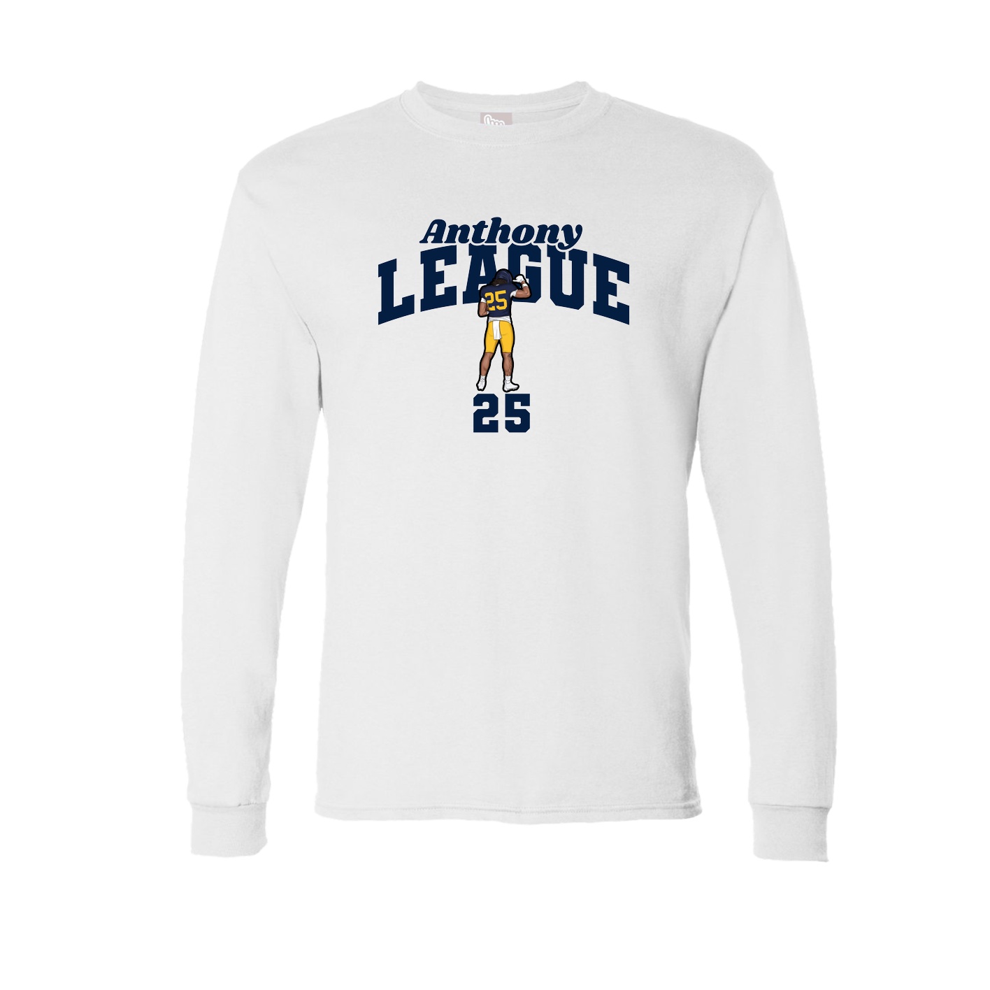 Long Sleeve Tee — Signature Arch in White
