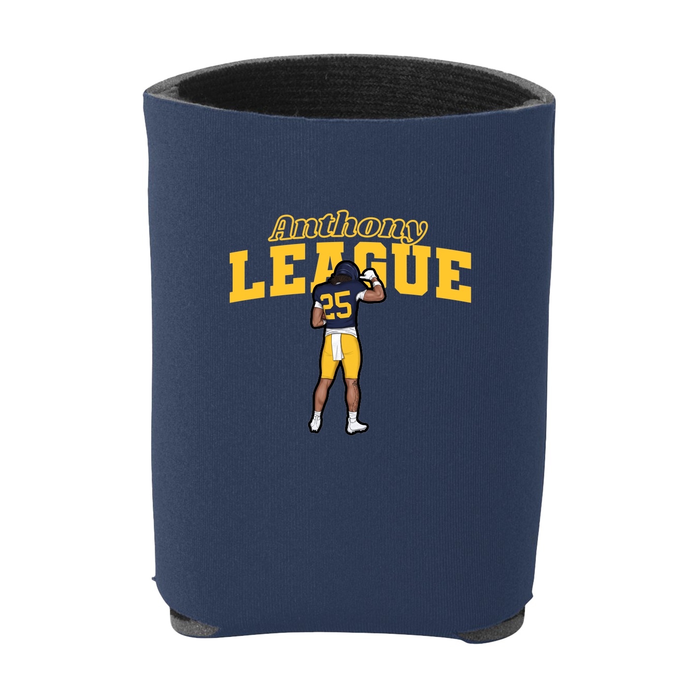 Can Holder — Name Arch in Navy