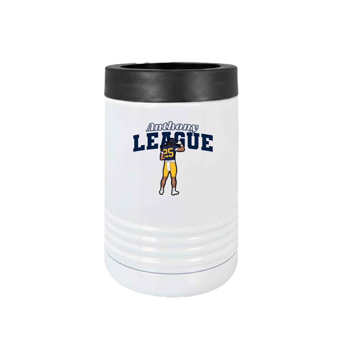 Beverage Holder — Name Arch in White