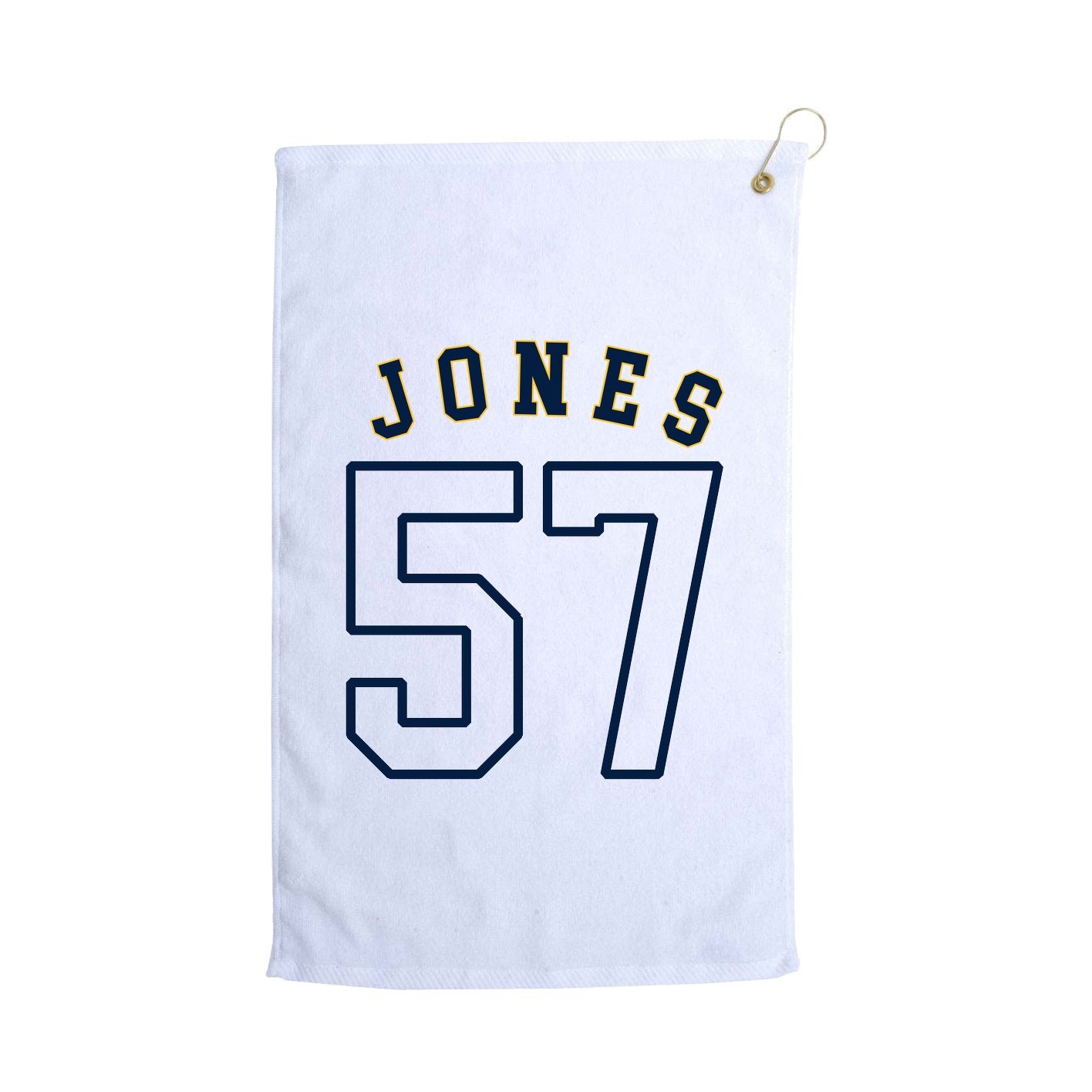 Golf Towel — Shirsey Arch in White