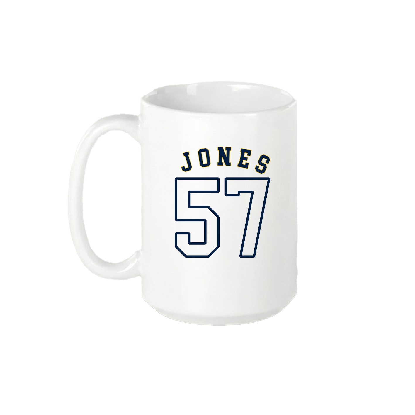 15oz Coffee Mug — Shirsey Arch in White