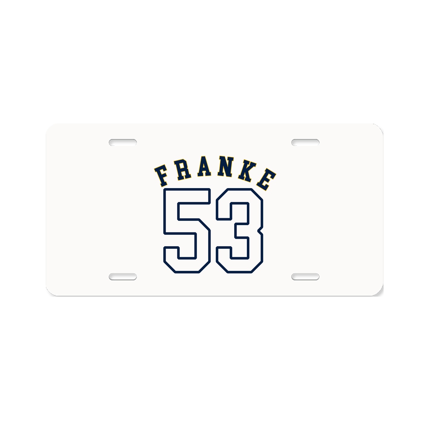 License Plate — Shirsey Arch in Classic