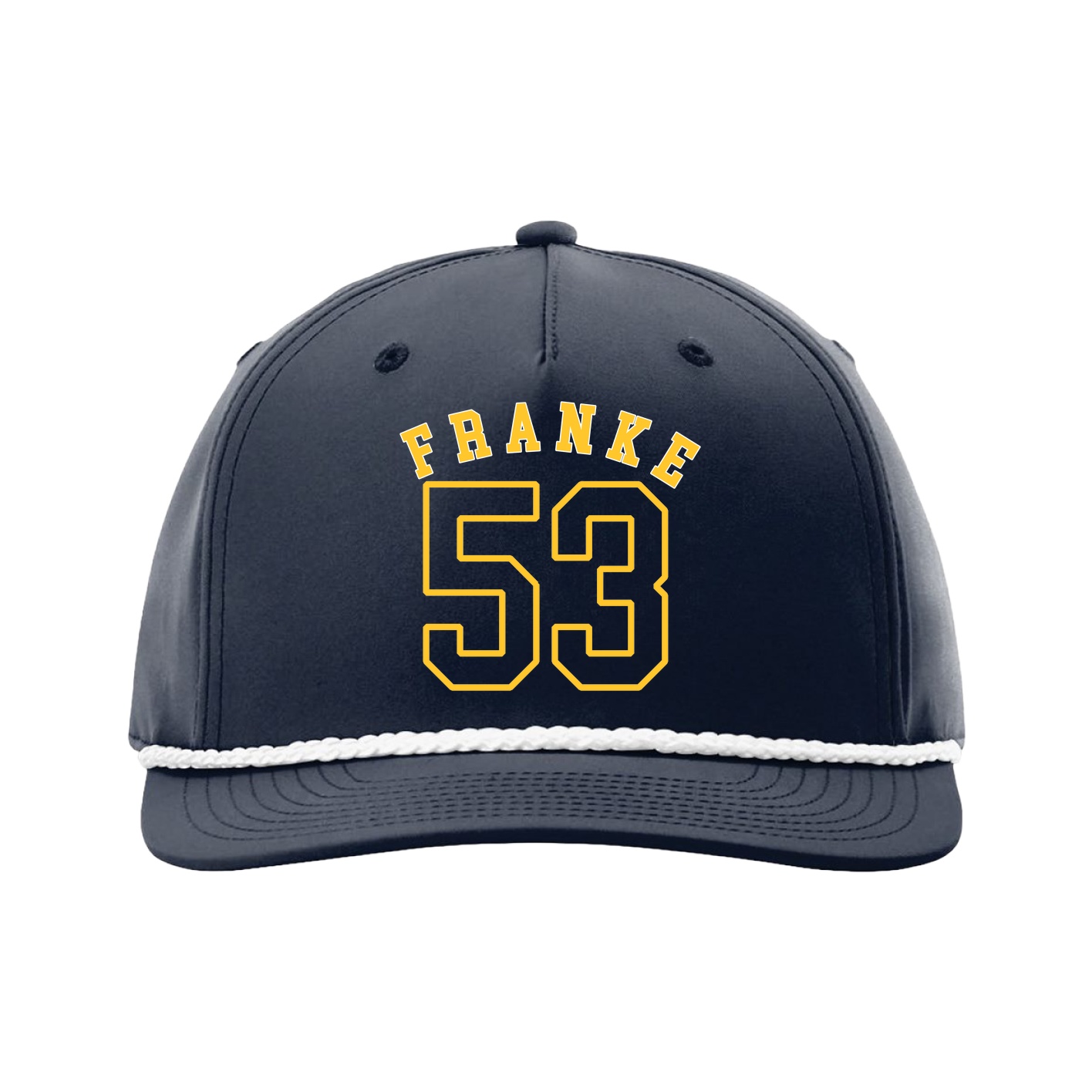 Five-Panel Classic Rope Cap — Shirsey Arch in Navy