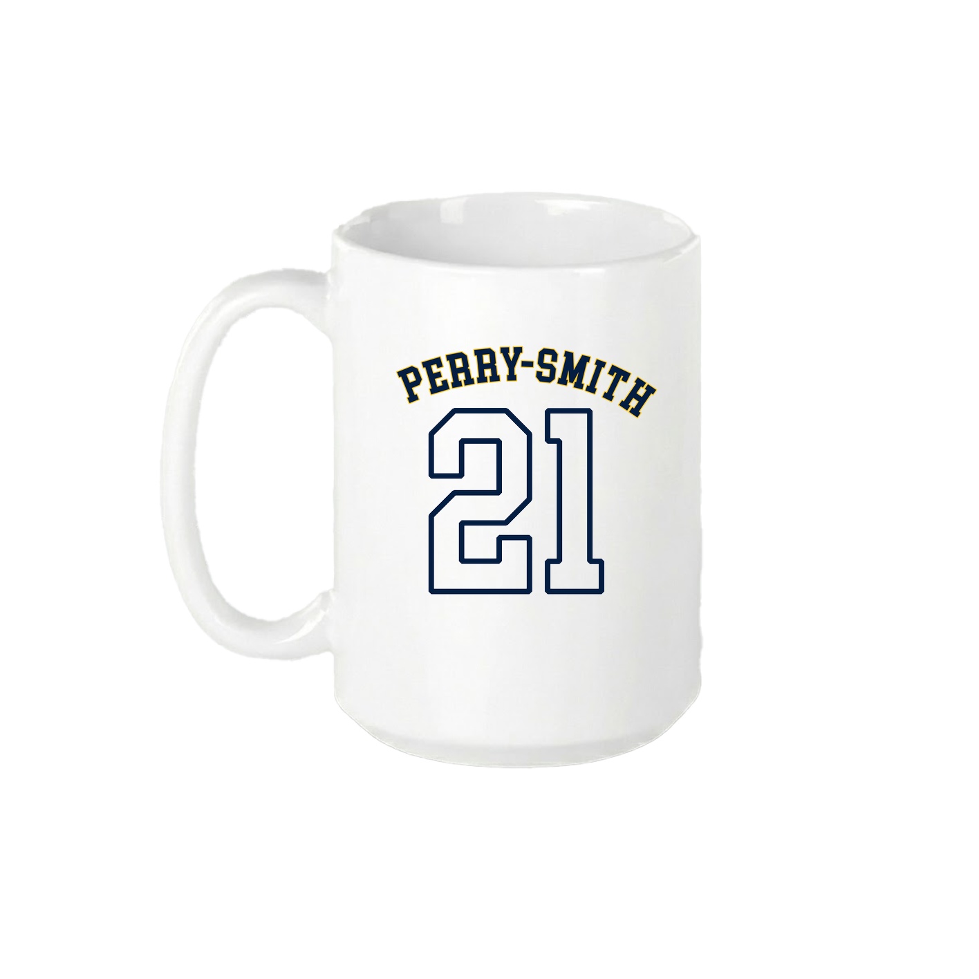 15oz Coffee Mug — Shirsey Arch in White
