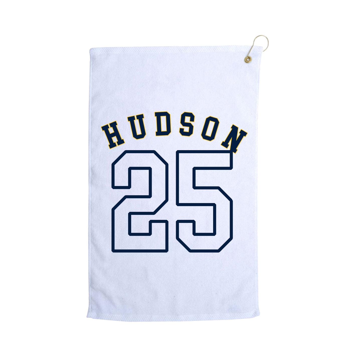 Golf Towel — Shirsey Arch in White