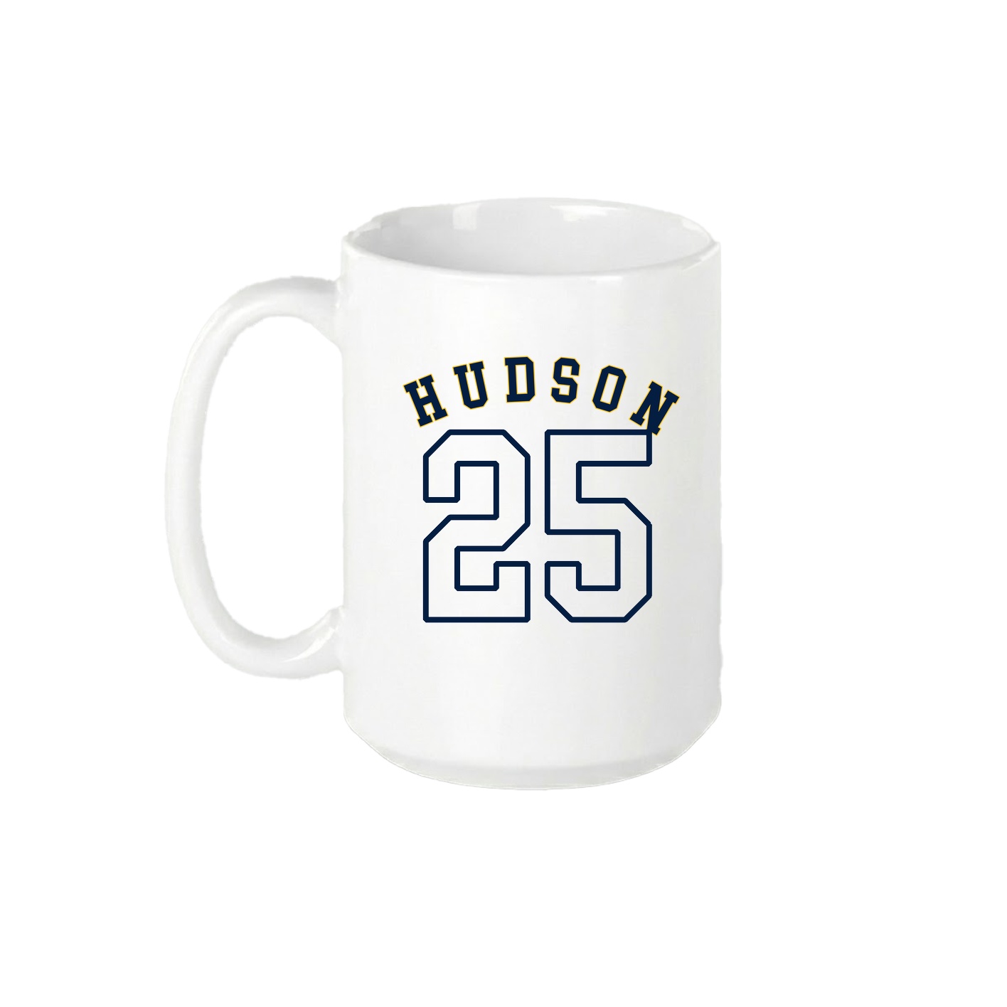 15oz Coffee Mug — Shirsey Arch in White