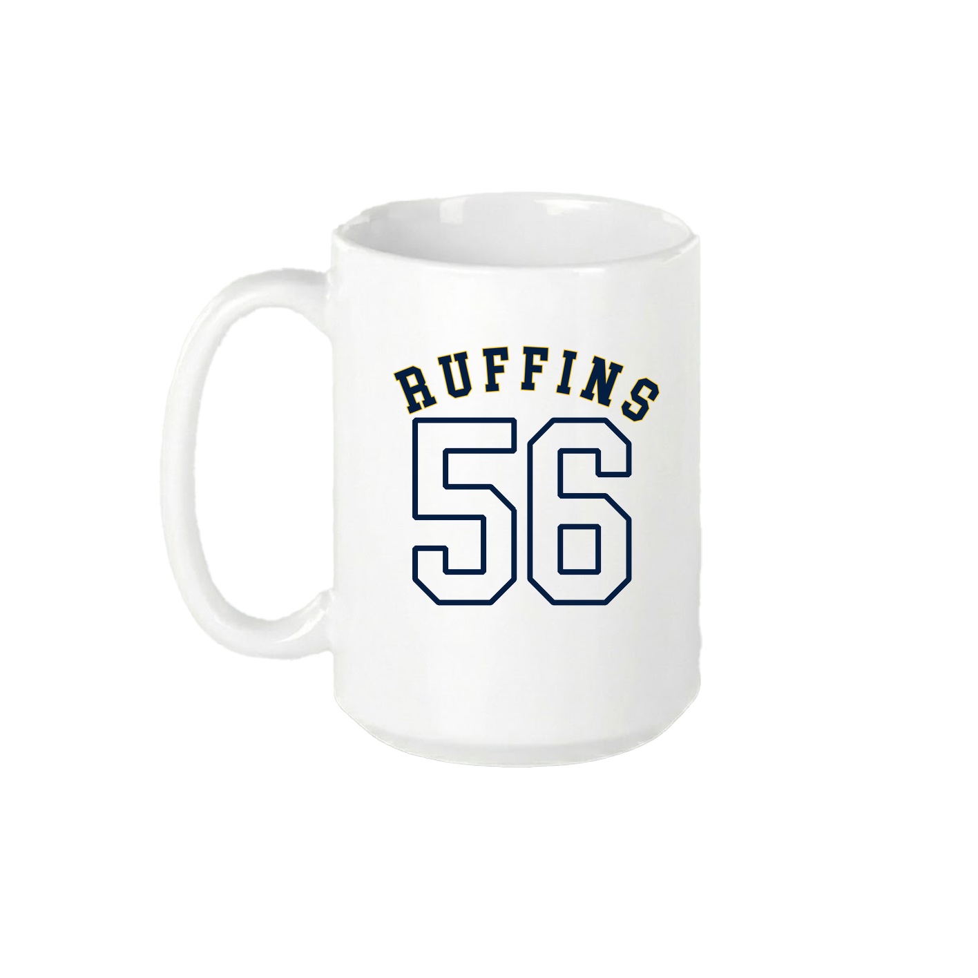 15oz Coffee Mug — Shirsey Arch in White