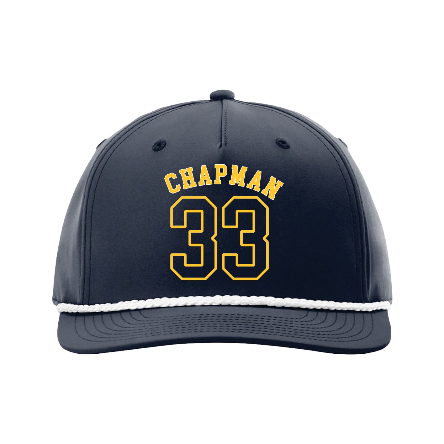 Five-Panel Classic Rope Cap — Shirsey Arch in Navy