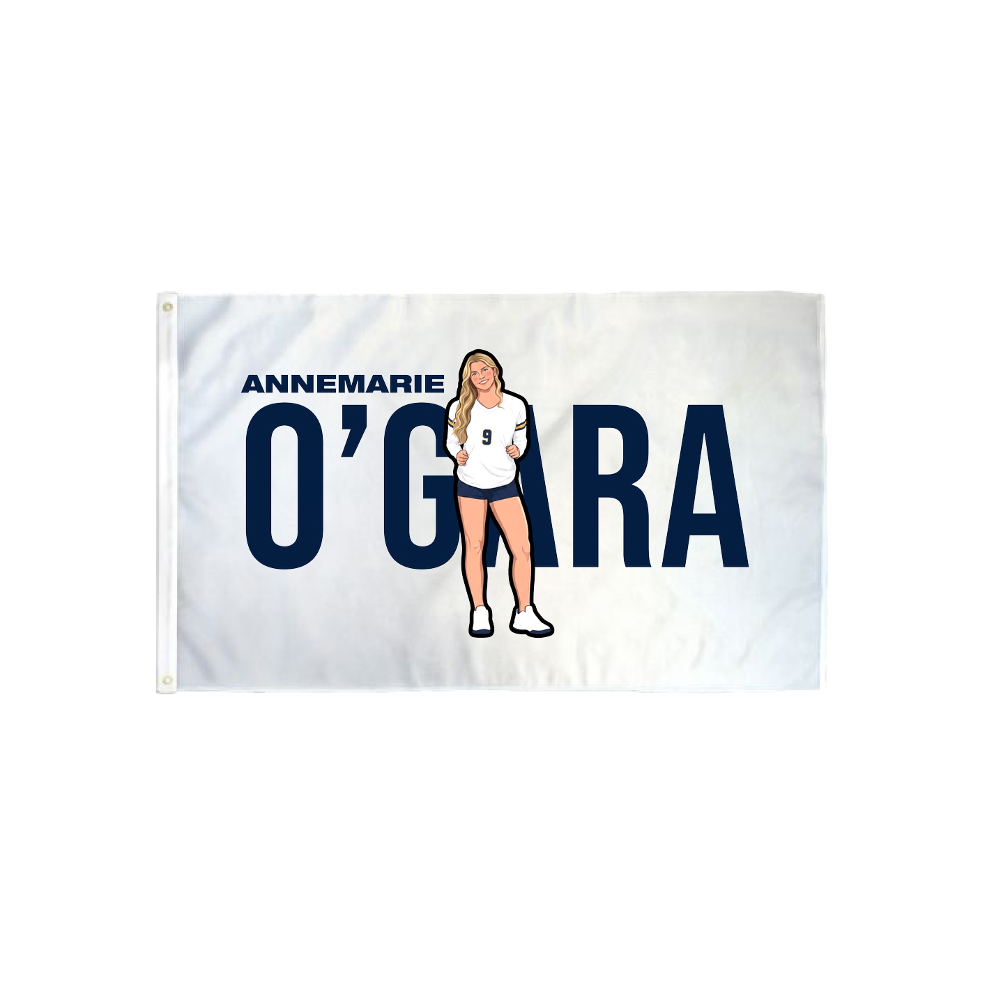 3x5 Flag — Player Name in Classic