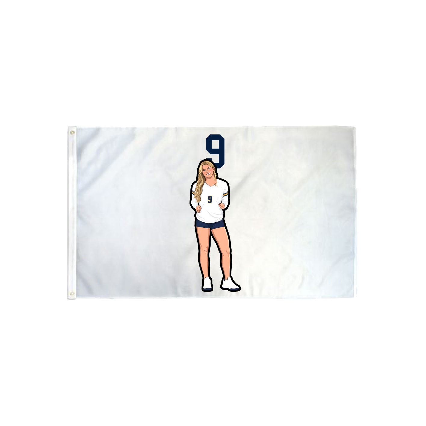 3x5 Flag — Number Top in Classic