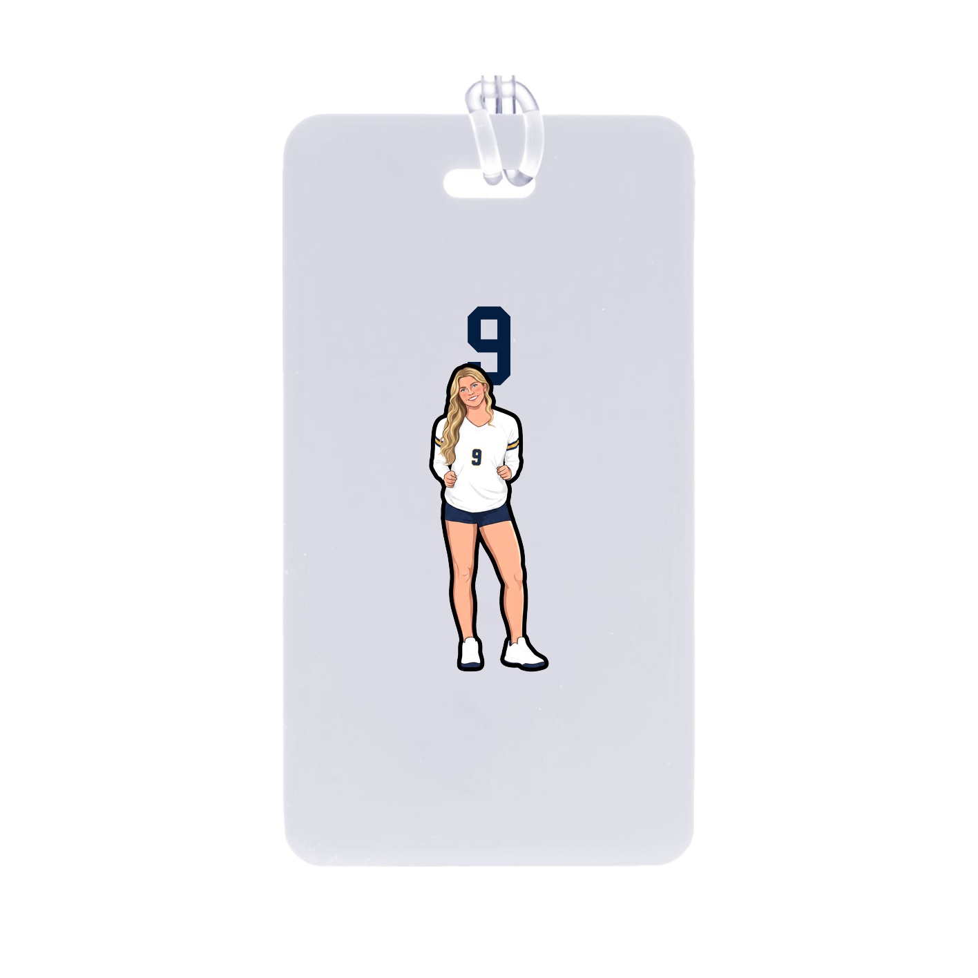 Bag Tag — Number Top in Classic