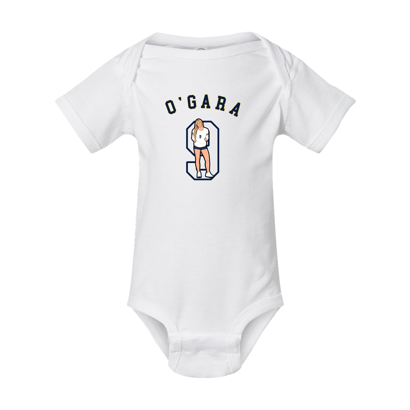 Baby Onesie — Shirsey Arch in White