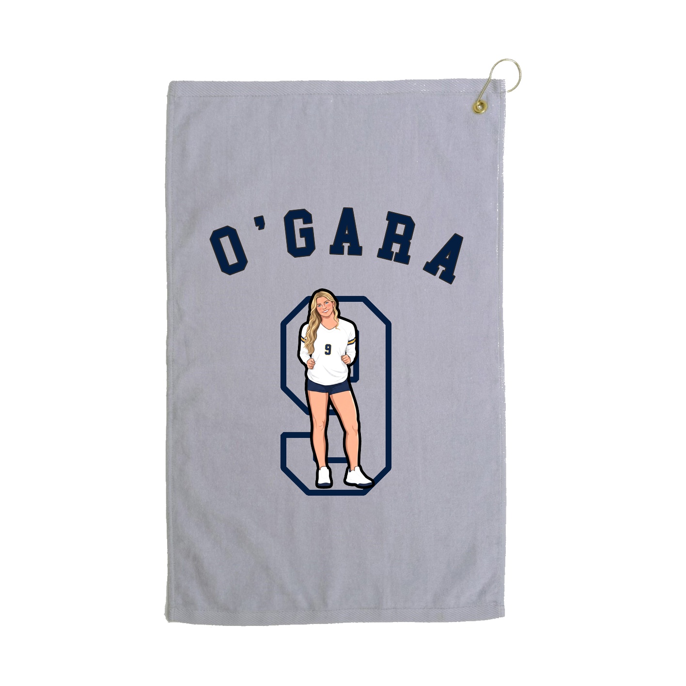 Golf Towel — Shirsey Arch in Grey