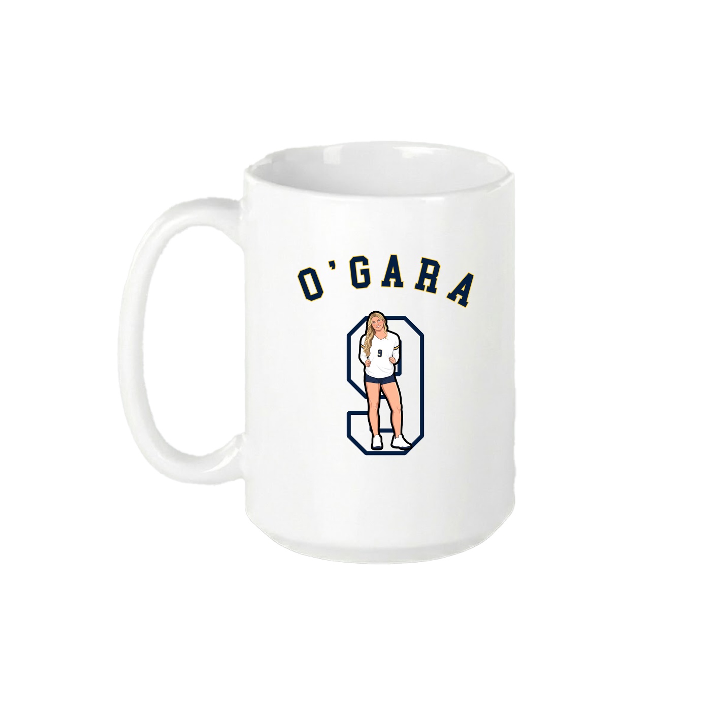 15oz Coffee Mug — Shirsey Arch in White