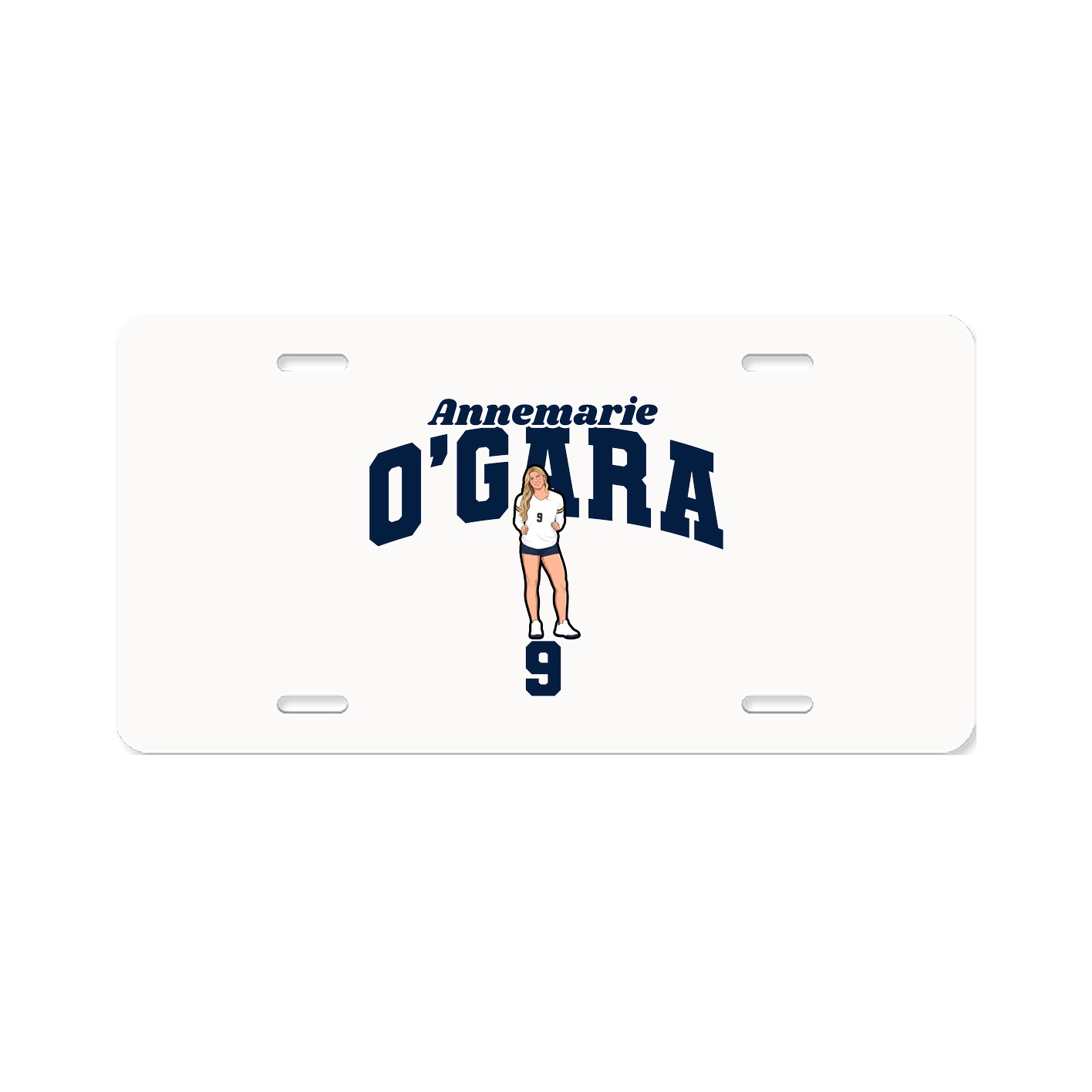 License Plate — Signature Arch in Classic
