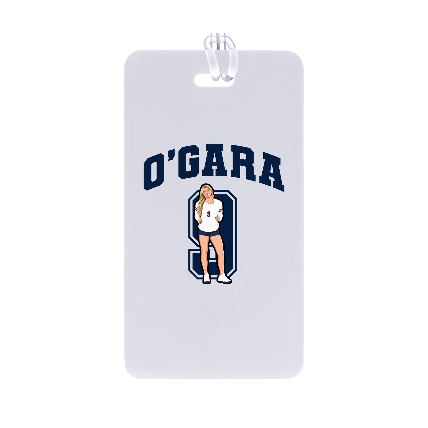 Bag Tag — Number in Classic