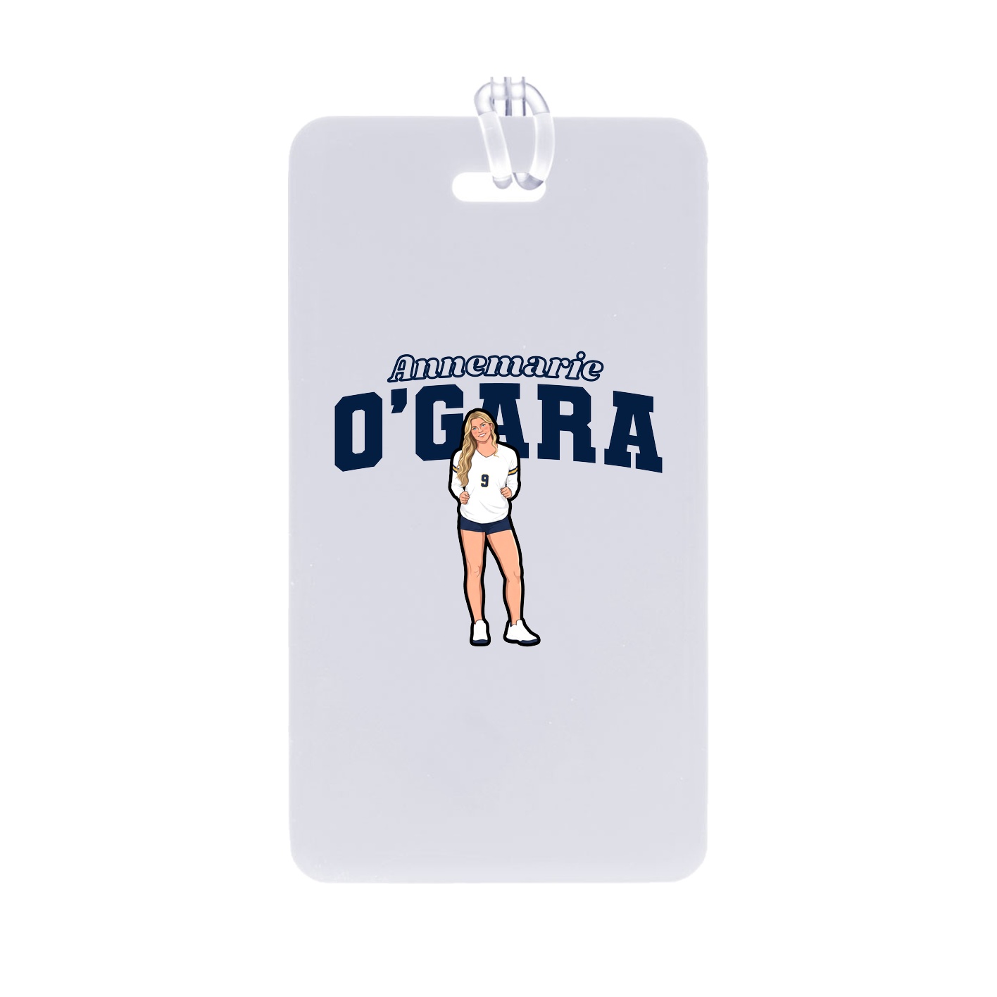 Bag Tag — Name Arch in Classic