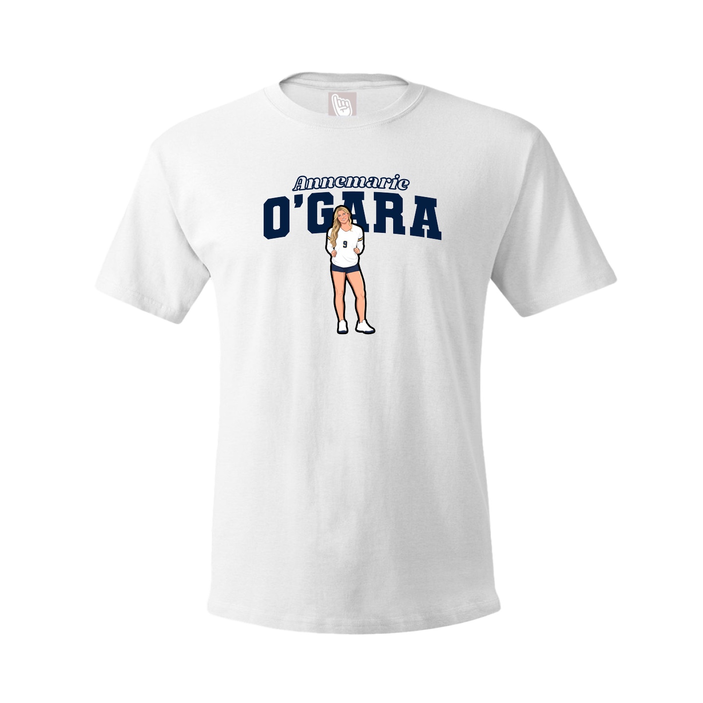 Tee — Name Arch in White