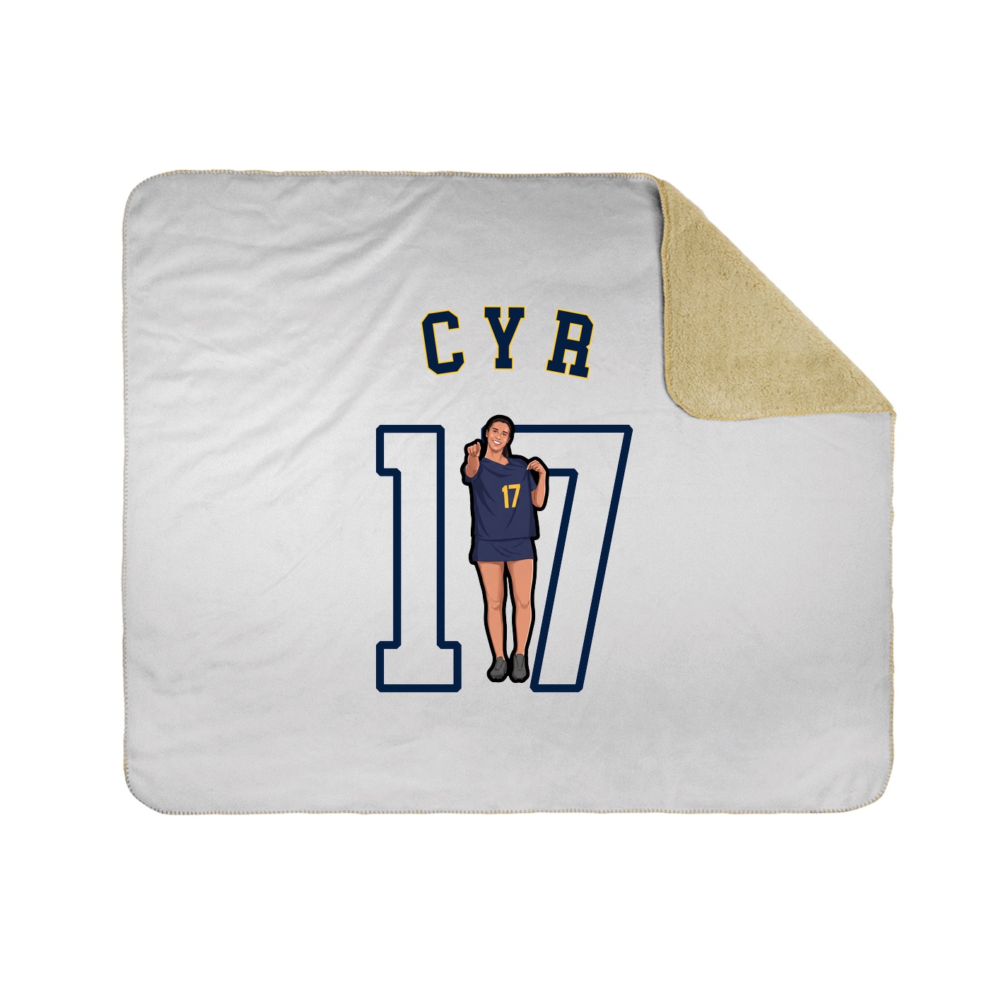 Throw Blanket — Shirsey Arch in White
