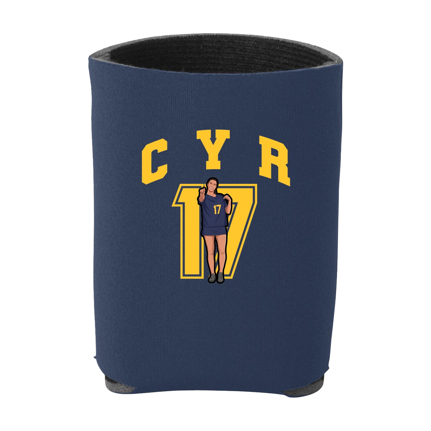 Can Holder — Number in Navy