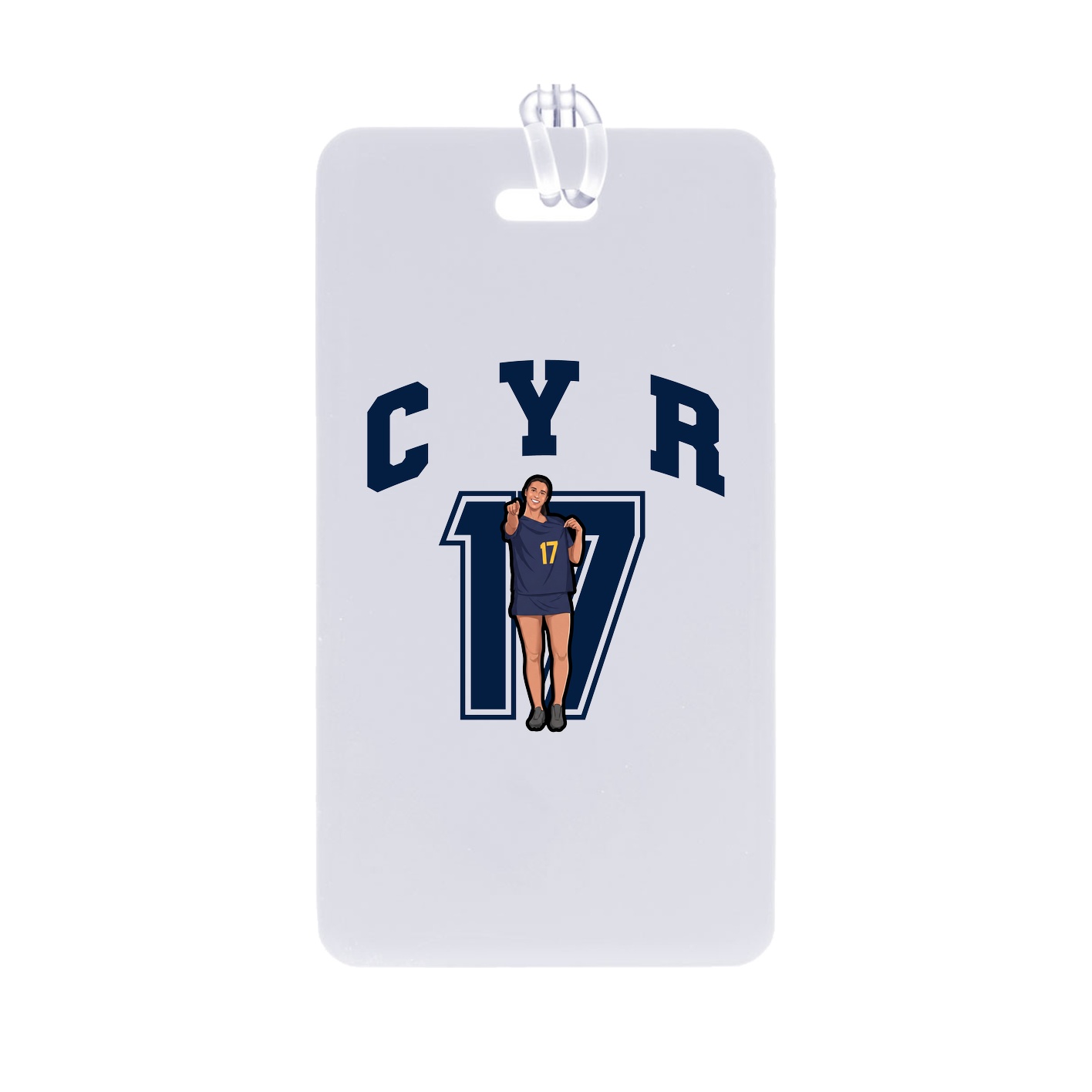 Bag Tag — Number in Classic