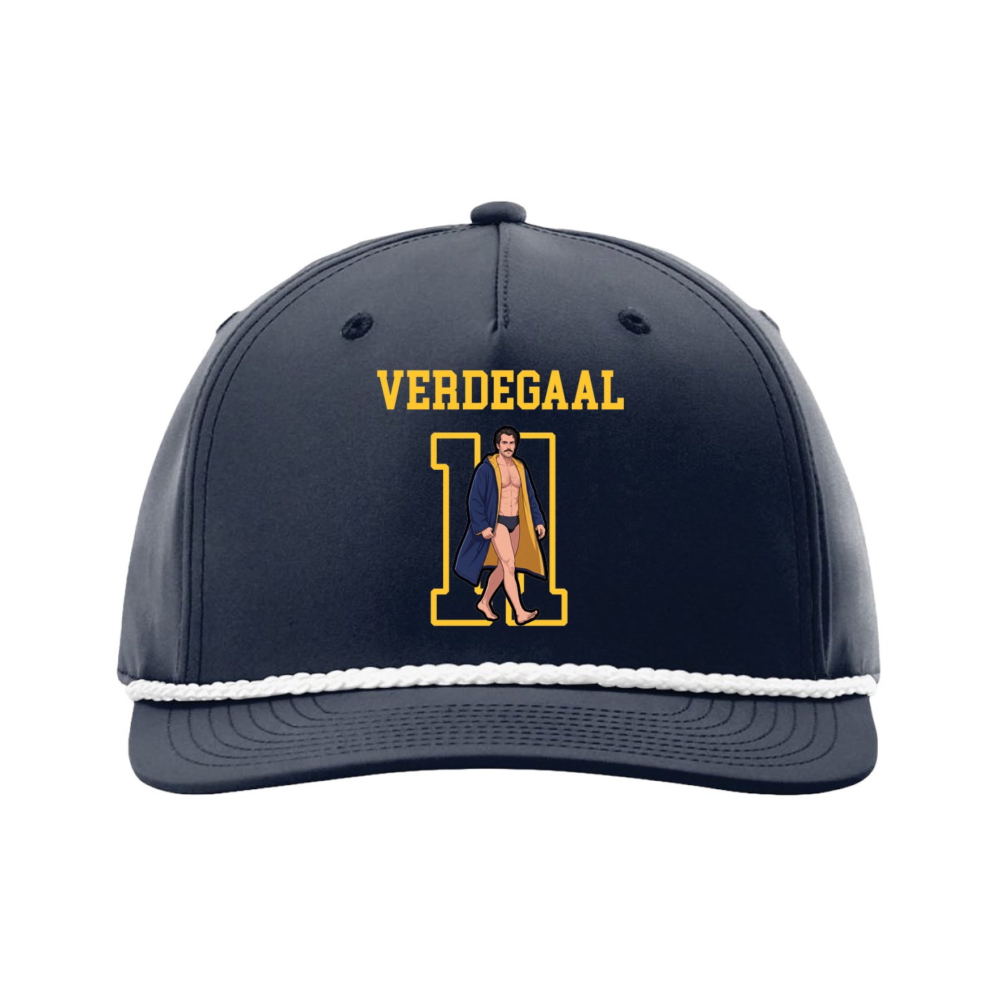 Five-Panel Classic Rope Cap — Shirsey in Navy