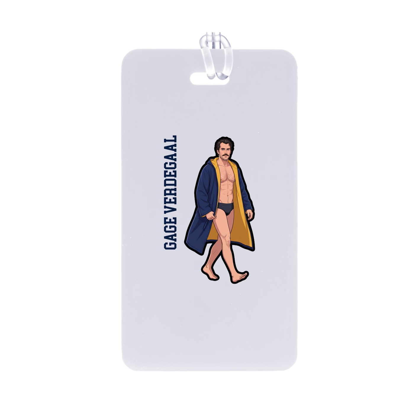 Bag Tag — Name Vertical in Classic