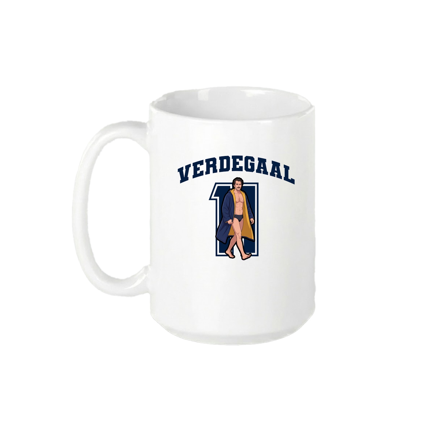 15oz Coffee Mug — Number in White