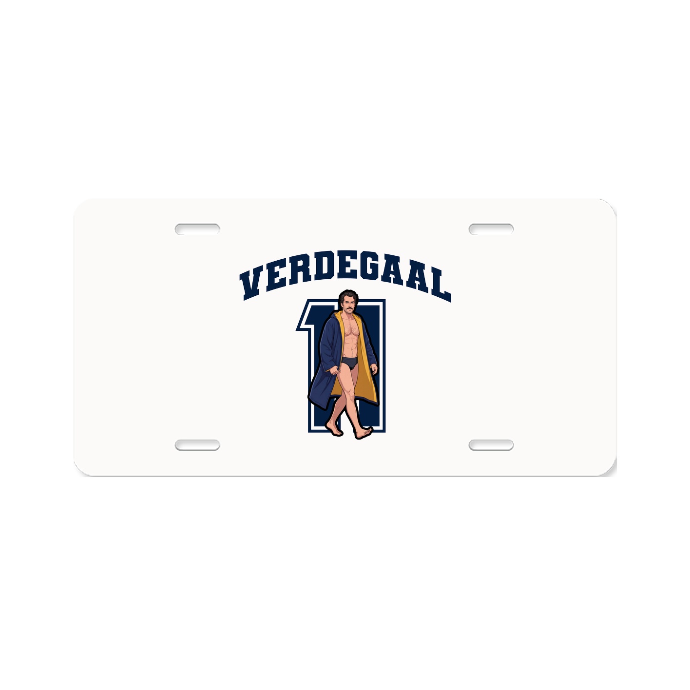 License Plate — Number in Classic