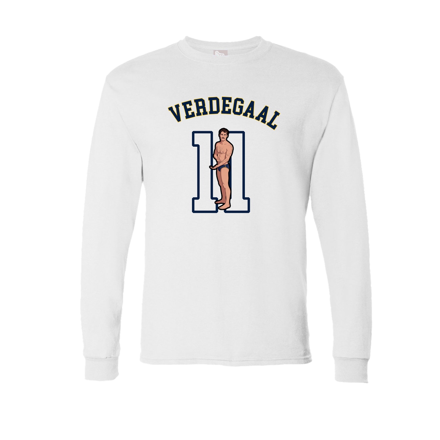 Long Sleeve Tee — Shirsey Arch in White