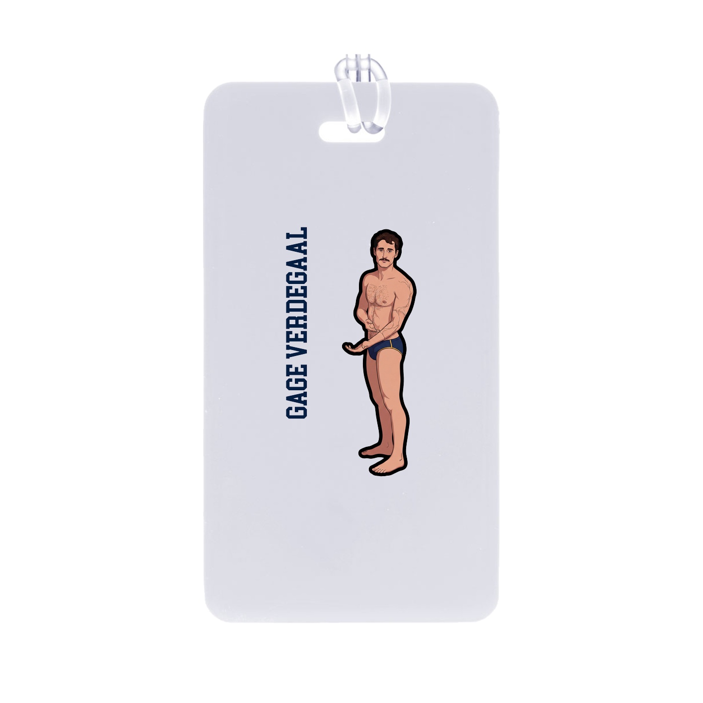 Bag Tag — Name Vertical in Classic