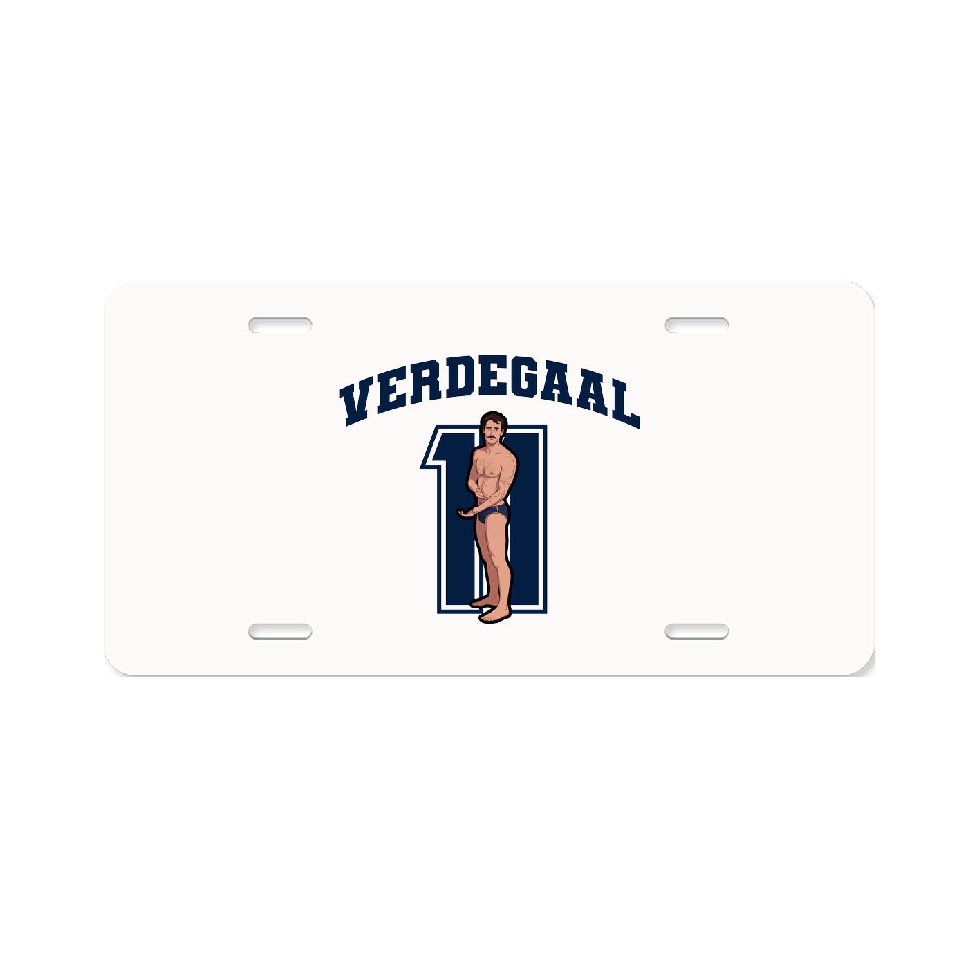 License Plate — Number in Classic