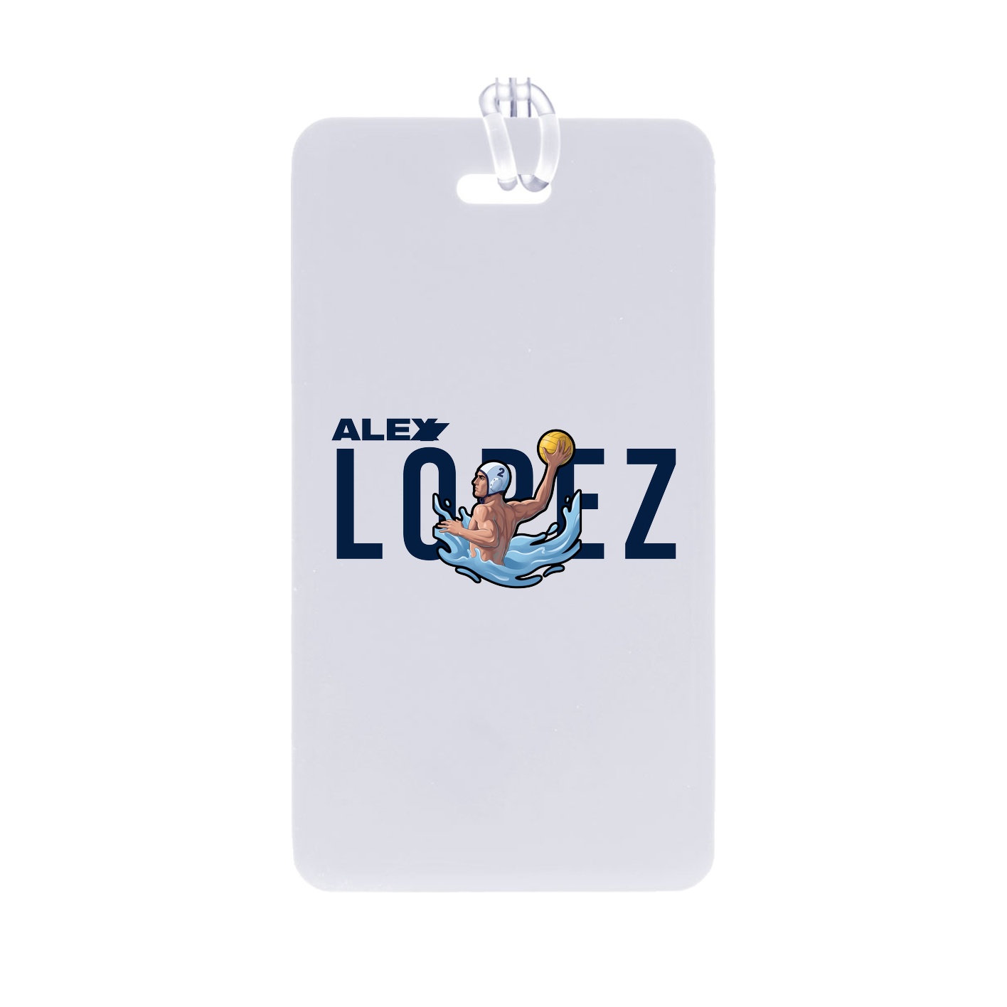 Bag Tag — Player Name in Classic