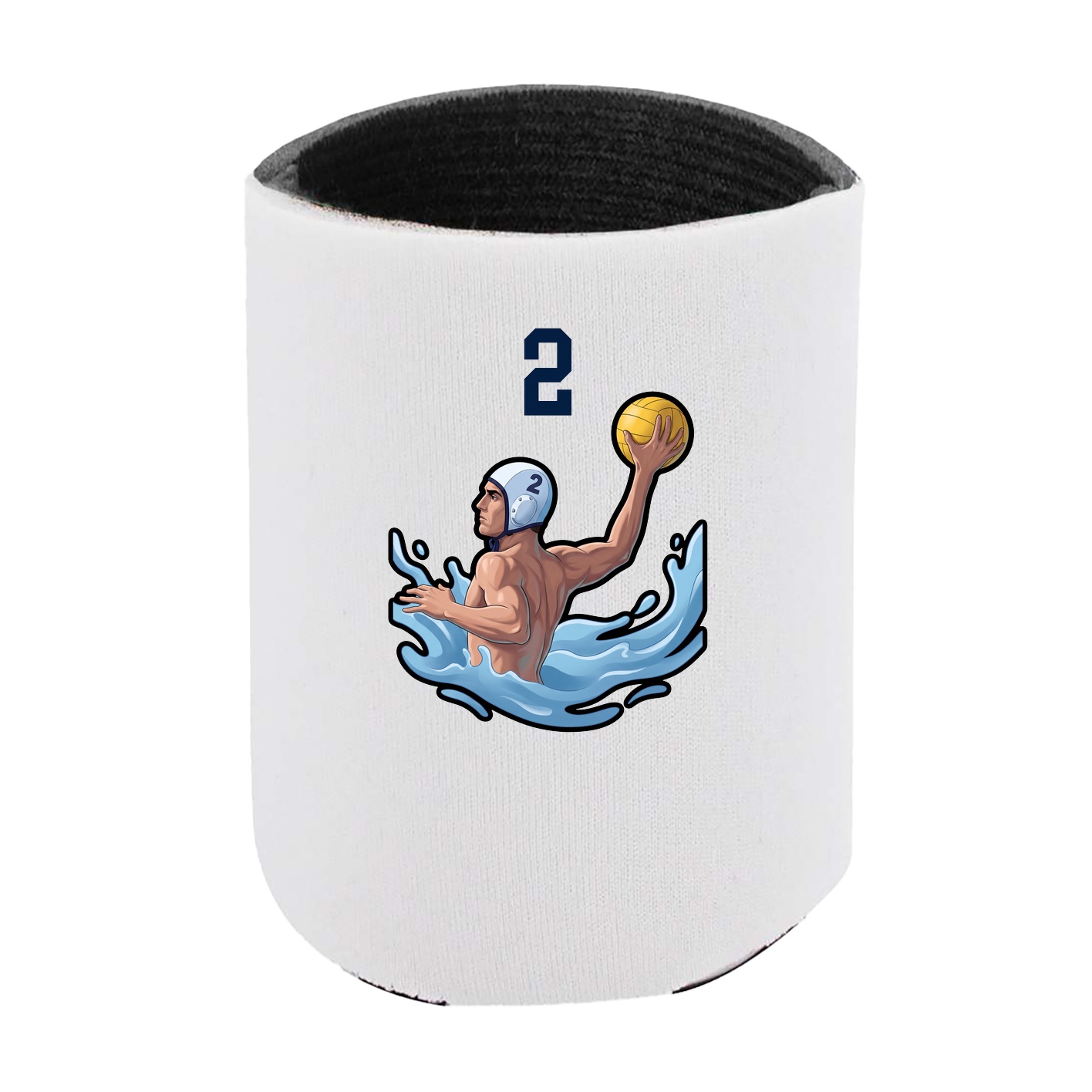 Can Holder — Number Top in White