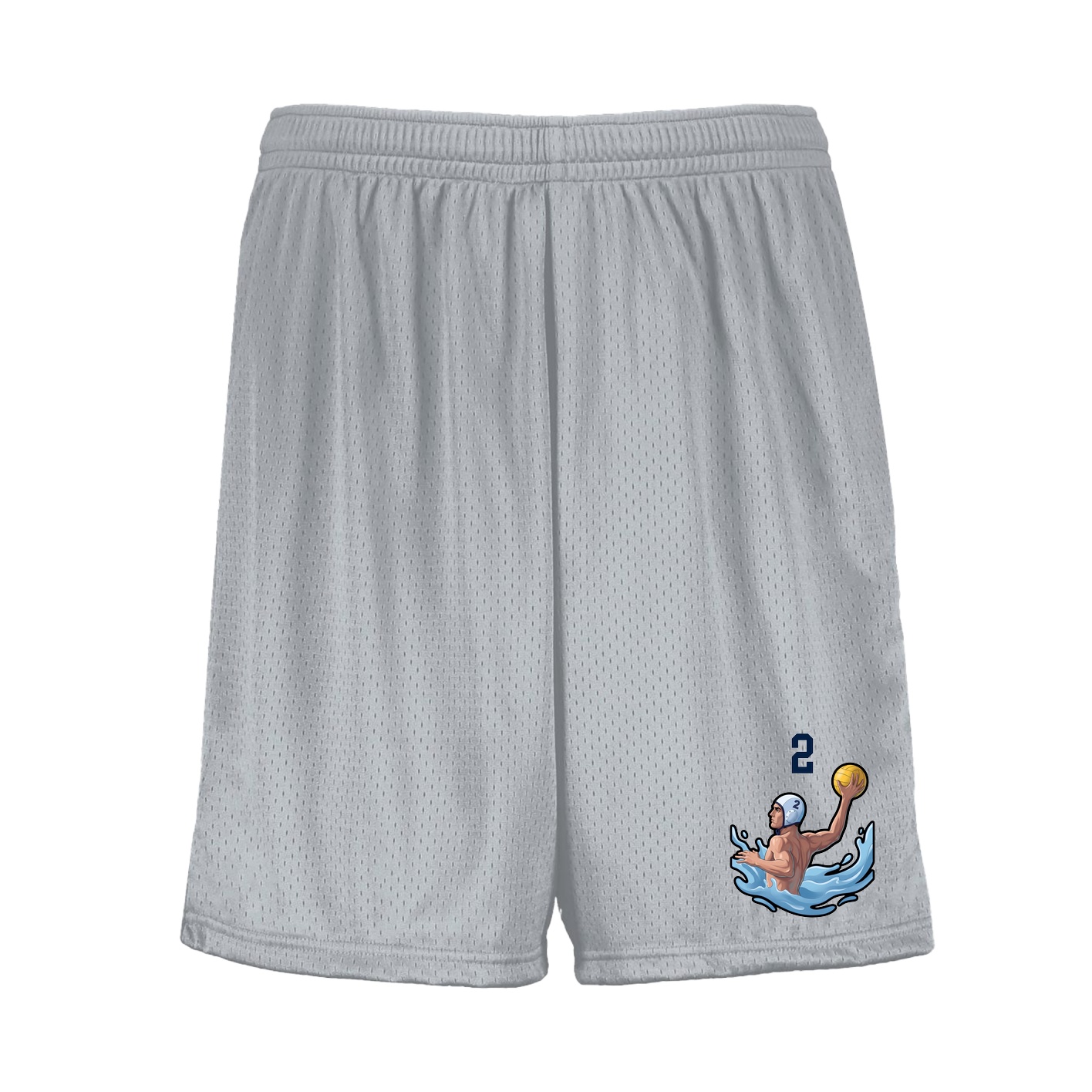 Shorts — Number Top in Silver