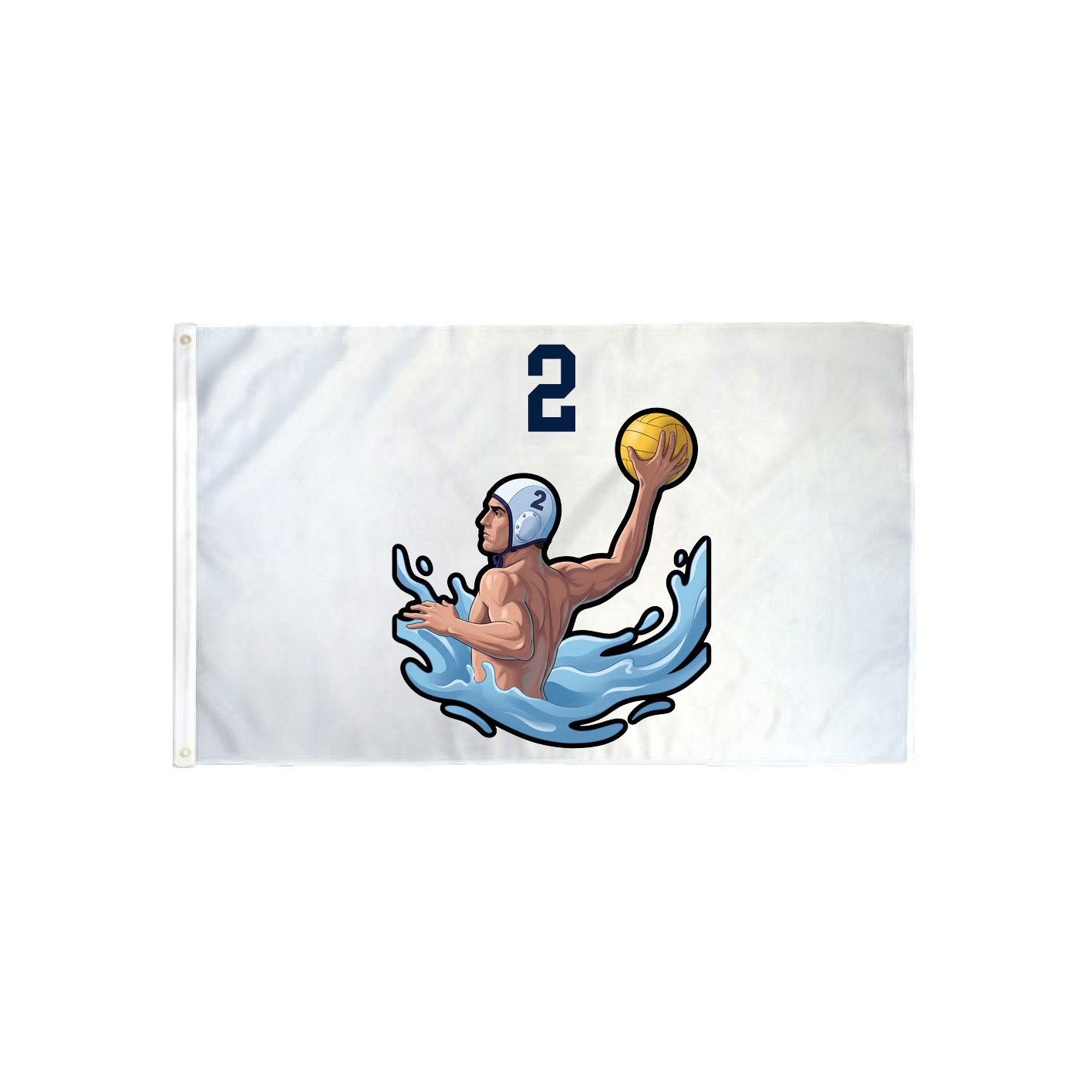 3x5 Flag — Number Top in Classic