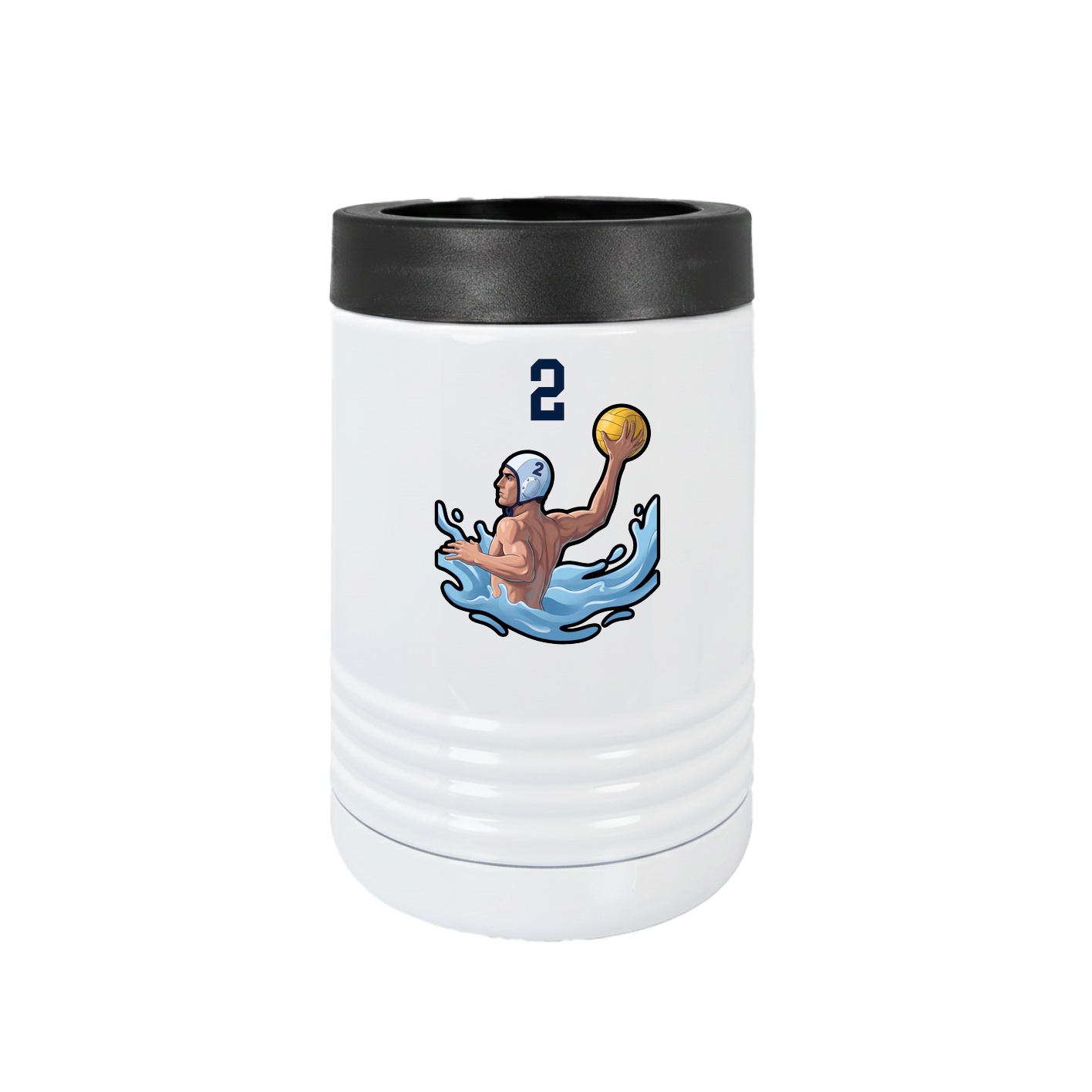 Beverage Holder — Number Top in White