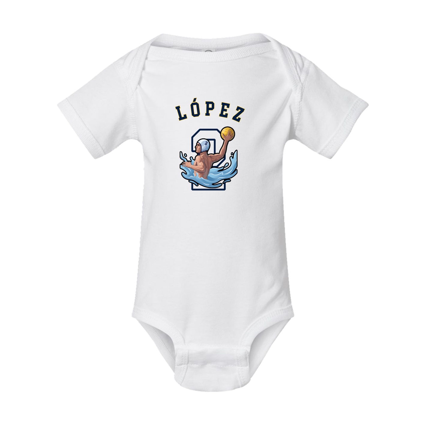 Baby Onesie — Shirsey Arch in White