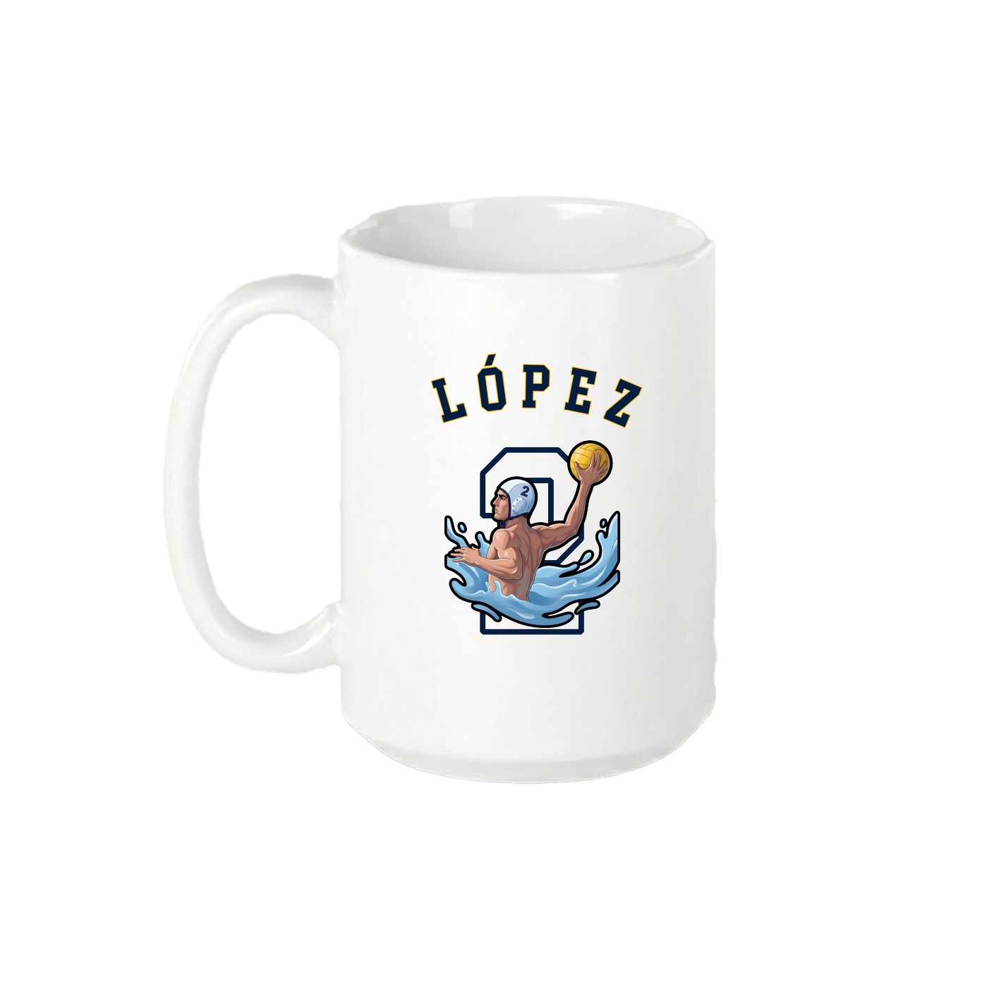 15oz Coffee Mug — Shirsey Arch in White