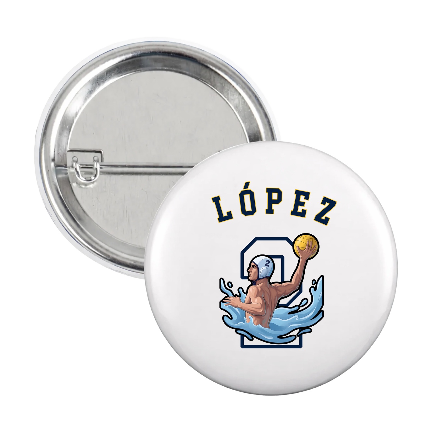 Game Day Button — Shirsey Arch in White