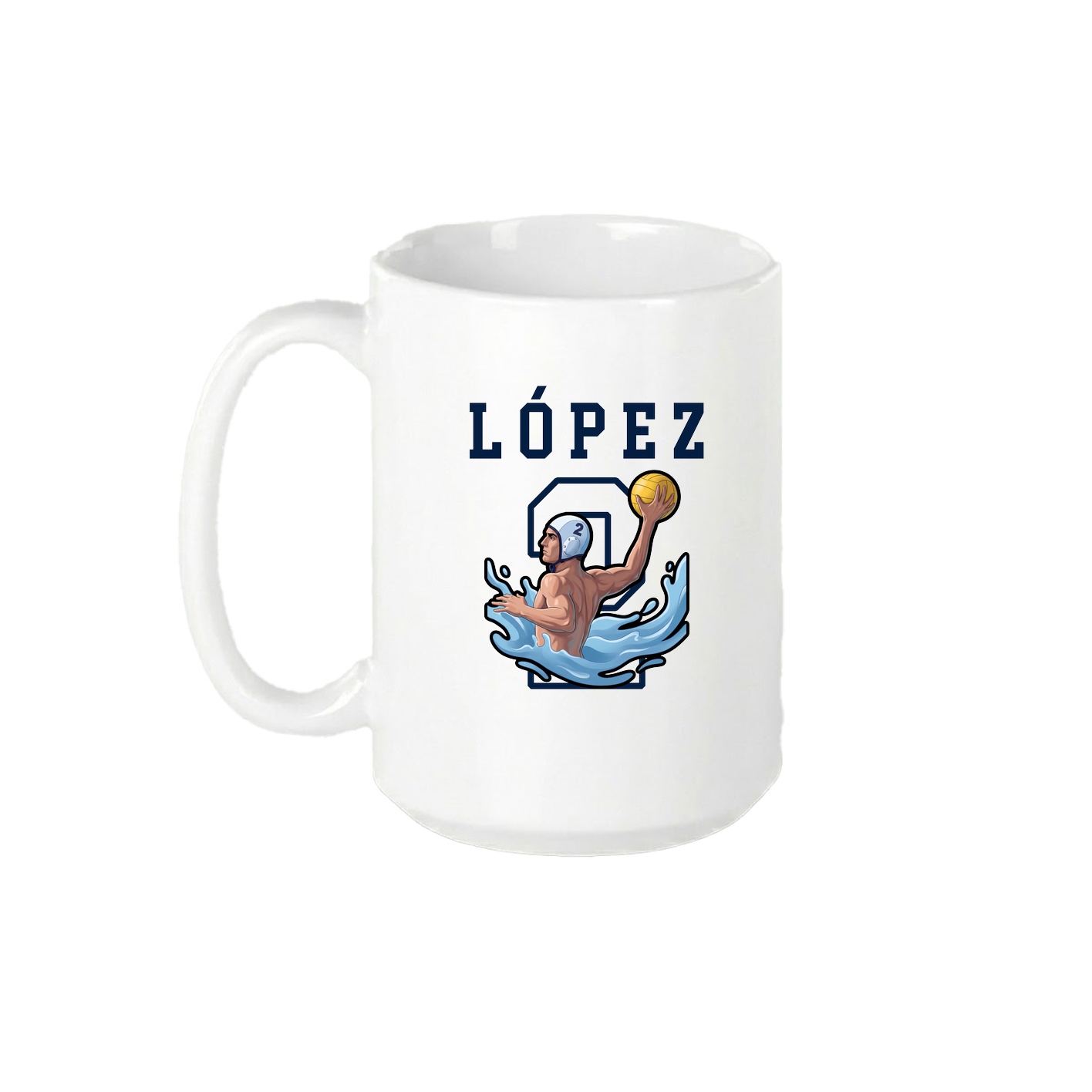 15oz Coffee Mug — Shirsey in White