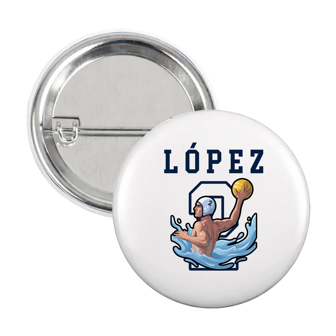 Game Day Button — Shirsey in White