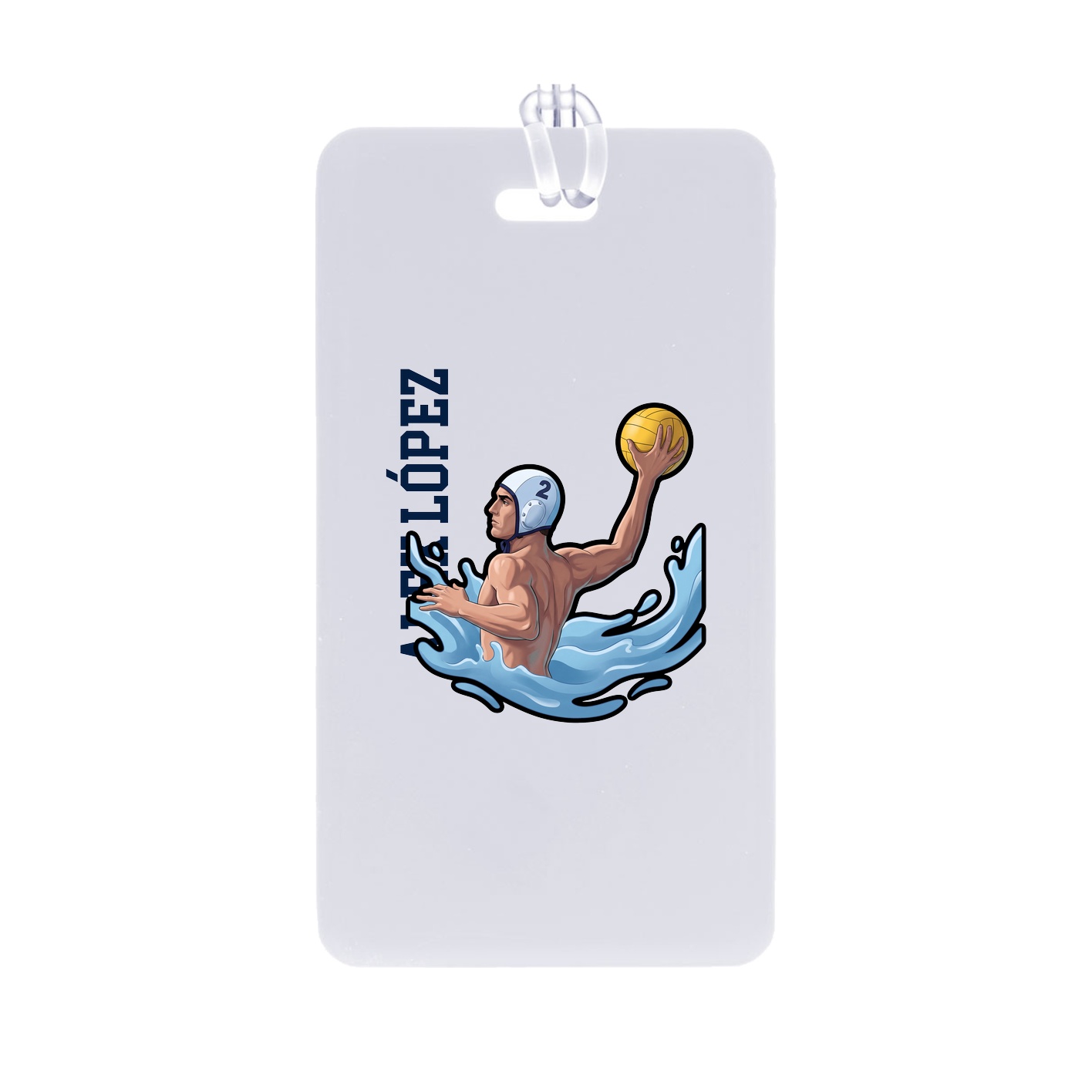 Bag Tag — Name Vertical in Classic