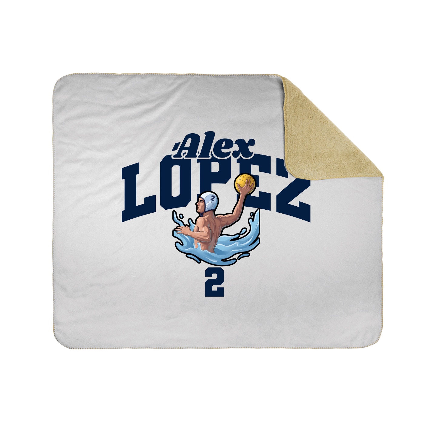 Throw Blanket — Signature Arch in White