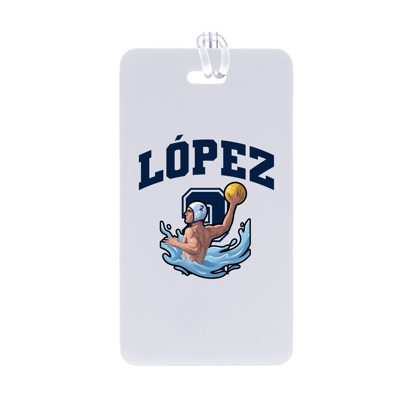 Bag Tag — Number in Classic