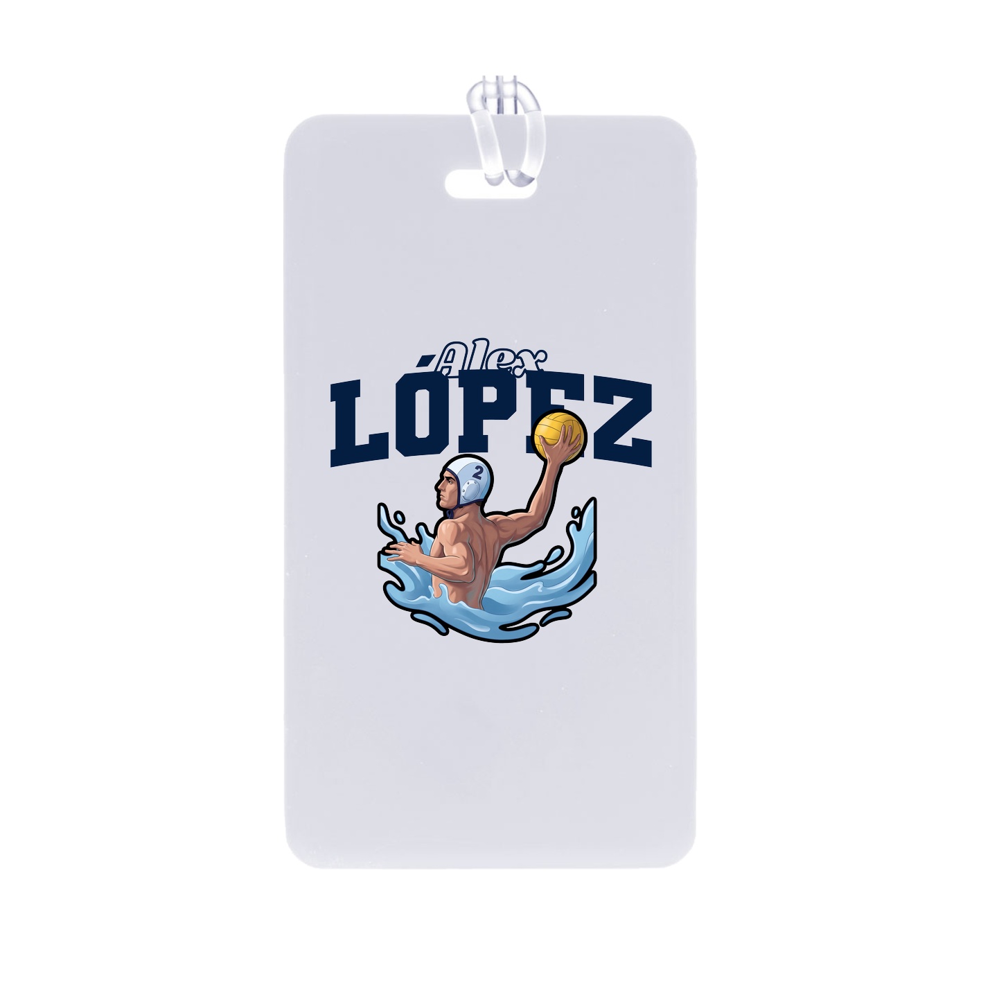 Bag Tag — Name Arch in Classic