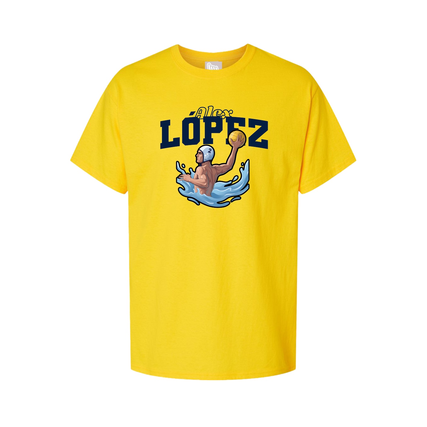 Tee — Name Arch in Gold