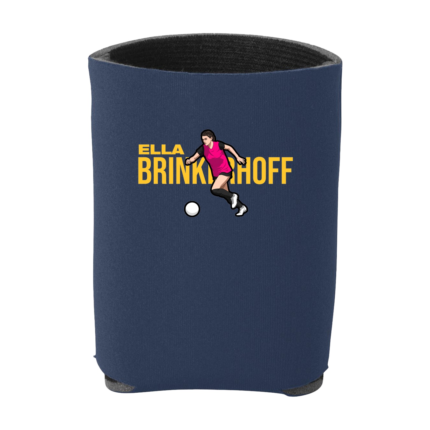 Can Holder — Player Name in Navy