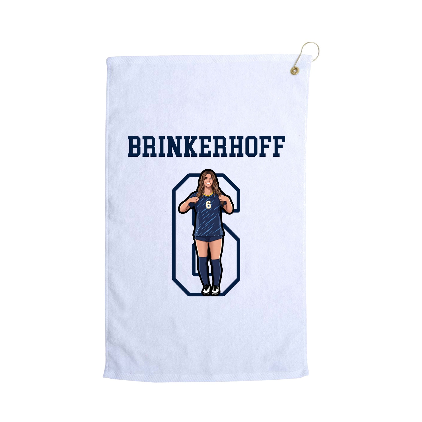 Golf Towel — Shirsey in White