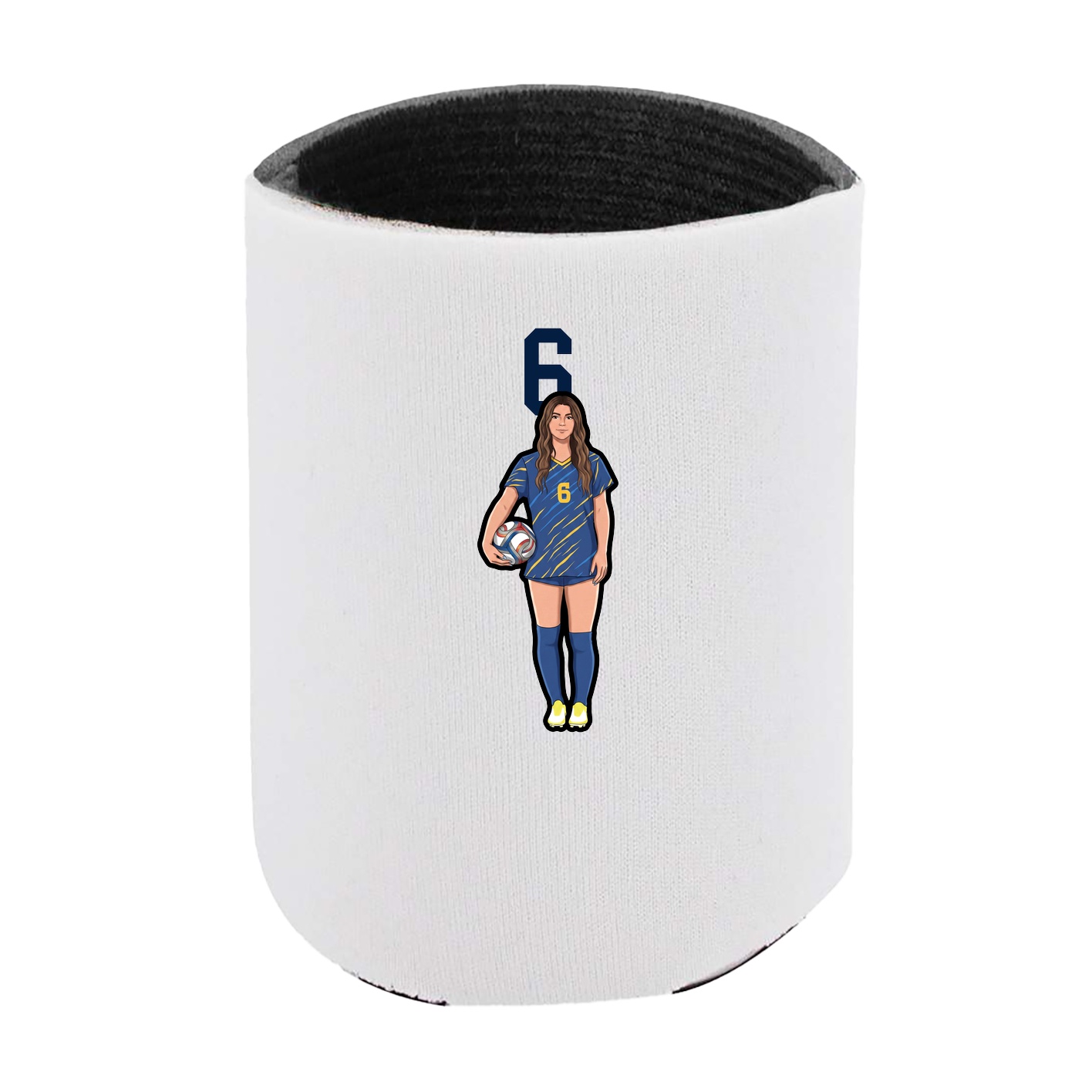 Can Holder — Number Top in White